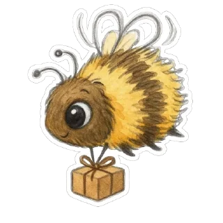 Sticker 🫥 Bee’s Little Sting Co.