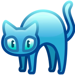 Telegram sticker 🐈‍⬛ Scared Cat by @GiftChanges