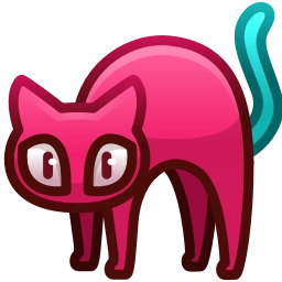 Telegram sticker 🐈‍⬛ Scared Cat by @GiftChanges