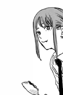 Телеграм стикер 😙 Makima from @somewherechannel