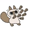 Video sticker 🤜 Siamese Cat Live @...