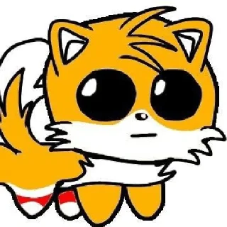 Telegram sticker 😐 Tails the fox