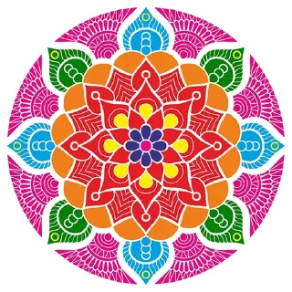 Telegram sticker 🎨 Mandala Art @PunjabiSticker
