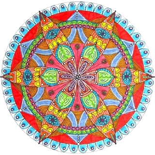 Telegram sticker 🎨 Mandala Art @PunjabiSticker