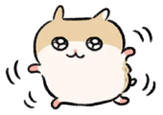 Sticker 🐹         ꒰  ྀི◞ ◟ ꒱  @mewsticks  ܀ ⊹ ˚
