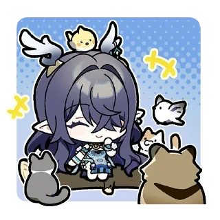Sticker ✨ Genshin WeChat P7 @keiriststicks: