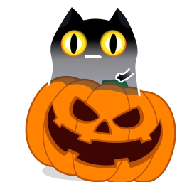 Telegram sticker 🎃 Crazy Kitty @arzdigital_Mod