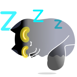 Telegram sticker 😴 Crazy Kitty @arzdigital_Mod