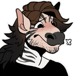 Sticker 🦓 Icarus The Lion