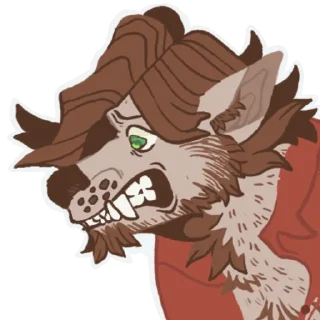 Telegram sticker 🐺 Icarus The Lion