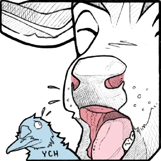 Video sticker 🤤 Basic Kobin by @CeruDraws