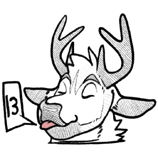 Video sticker 😝 Basic Kobin by @CeruDraws