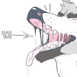 Telegram sticker 🍽 Basic Kobin by @CeruDraws