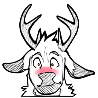 Telegram sticker 😳 Basic Kobin by @CeruDraws
