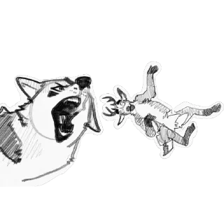 Telegram sticker 🐞 Basic Kobin by @CeruDraws