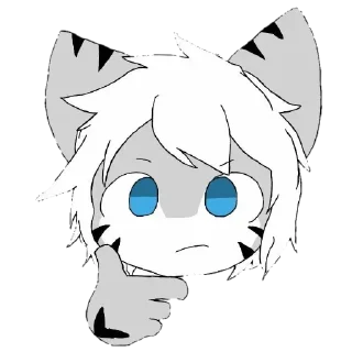 Telegram sticker 👄 tiger shark 2