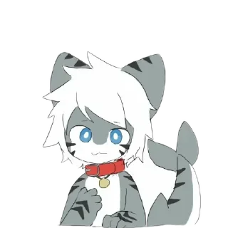 Telegram sticker 🐱 tiger shark 2