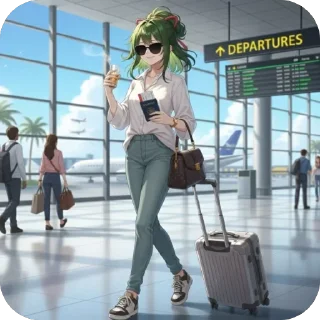 Telegram sticker 🫥 매실남과 엣지있게