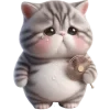 Sticker 🥵 Полосатый котёнок 2 @Nyasticks