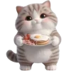 Video sticker 🍳 Полосатый...