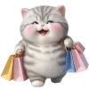 Video sticker 🛍 Полосатый...