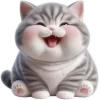 Sticker 🤣 Полосатый котёнок 2 @Nyasticks