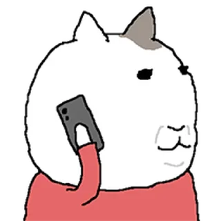 Telegram sticker ⭐ 빈티지 고양이 5 @moe_sticker_bot