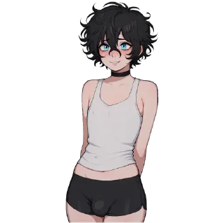 Telegram stiker 🌟 my Femboy roommate