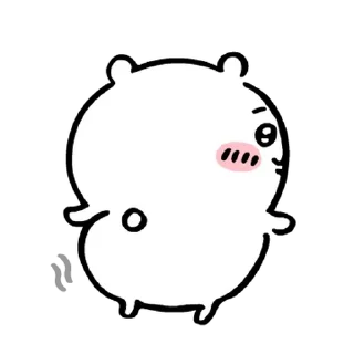Telegram sticker 💬 먼작귀~먼가작고귀여운녀석~(치이카와) By @KakaoEmoticon