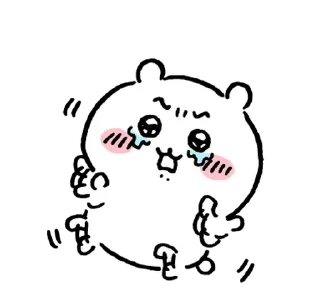 Telegram sticker 💬 먼작귀~먼가작고귀여운녀석~(치이카와) By @KakaoEmoticon