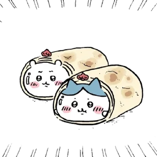 Telegram sticker 💬 먼작귀~먼가작고귀여운녀석~(치이카와) By @KakaoEmoticon