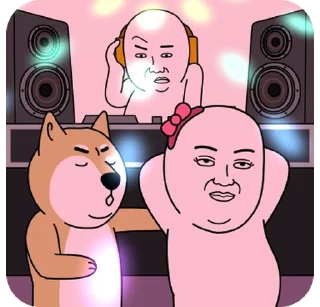 Telegram sticker 💬 오늘의 짤 #짤 지내봅시다 By @KakaoEmoticon