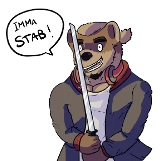 Video sticker 🔪 Burr and Friends