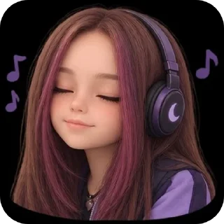 Telegram sticker 💇 Я улюблена