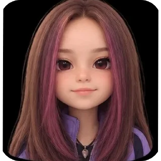 Telegram sticker 💇 Я улюблена