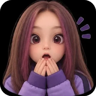Telegram sticker ✋ Я улюблена
