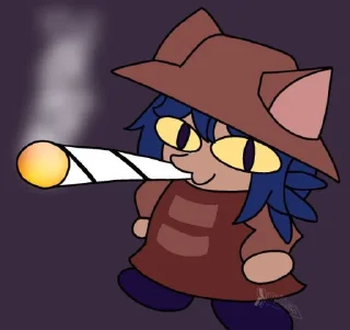 Telegram sticker 🚬 Oneshot?