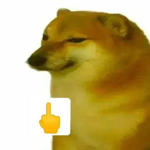 Telegram sticker 🖕 eta tú no la' tiene 🫦 (kazuu's)