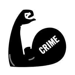Sticker 💪 crime