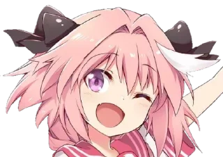 Telegram sticker 😊 @Sticker4boyz - Astolfo