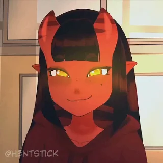 Video sticker 😉 Meru the Succubus 2 @hentstick
