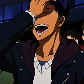 Telegram sticker ❄️ Aomine Daiki @anime_stickers_alone