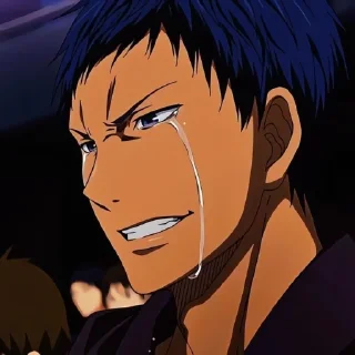 Telegram sticker ❄️ Aomine Daiki @anime_stickers_alone