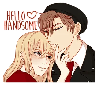 Telegram sticker ⭐ Lovey Dovey @AnimeLibrary_Stickers