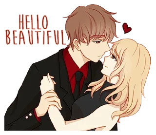 Telegram sticker ⭐ Lovey Dovey @AnimeLibrary_Stickers