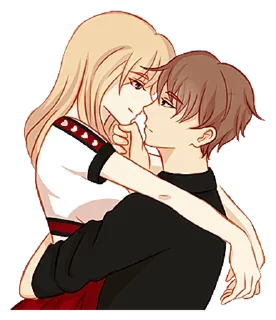 Telegram sticker ⭐ Lovey Dovey @AnimeLibrary_Stickers
