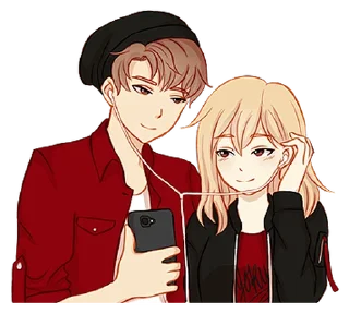 Video sticker ⭐ Lovey Dovey @AnimeLibrary_Stickers