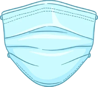 Telegram sticker 😷 Обед; Уютненько от @stickers_vk