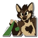 Telegram sticker ⛓ West Coyote