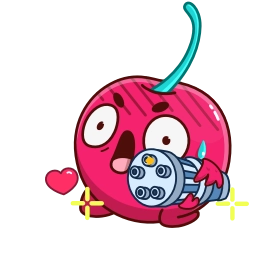 Telegram sticker ❤️ Cherry CTO @HotCherryTG